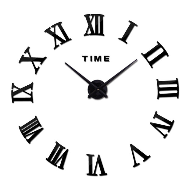 3d Acrylic Mirror Wall Clock