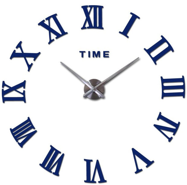 3d Acrylic Mirror Wall Clock