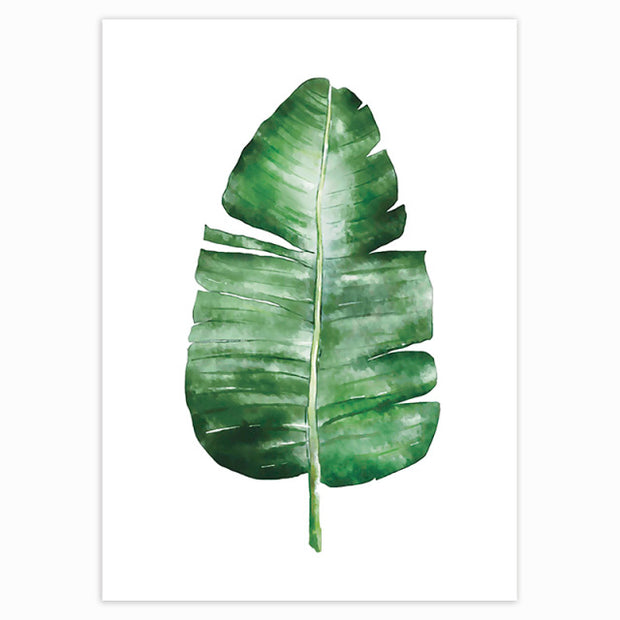 Scandinavian Green Leaves Decorative