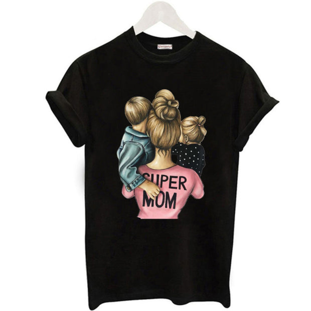 Casual Super Mom T shirt