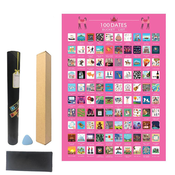 Scratch Painting Decoration Posters