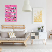 Scratch Painting Decoration Posters