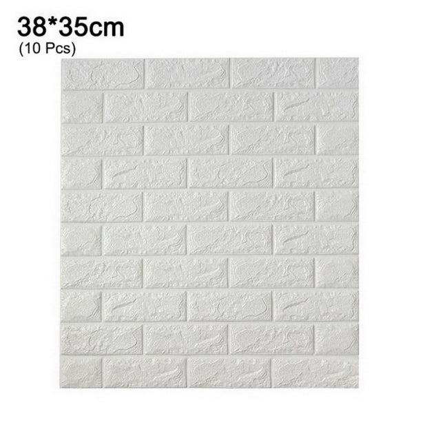 Imitation Brick Bedroom Decoration
