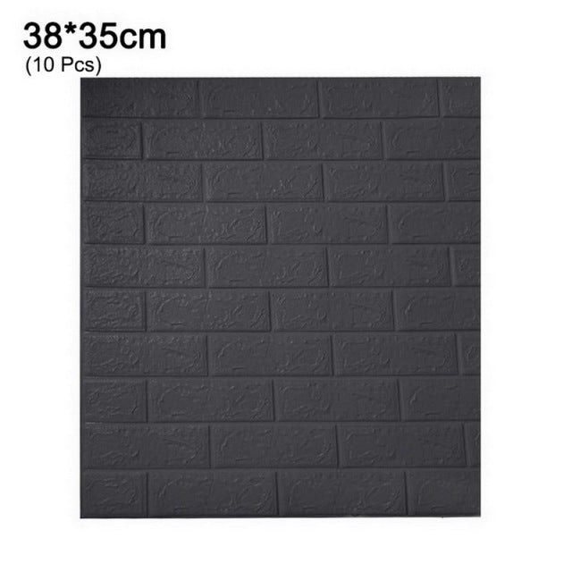 Imitation Brick Bedroom Decoration