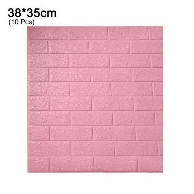 Imitation Brick Bedroom Decoration