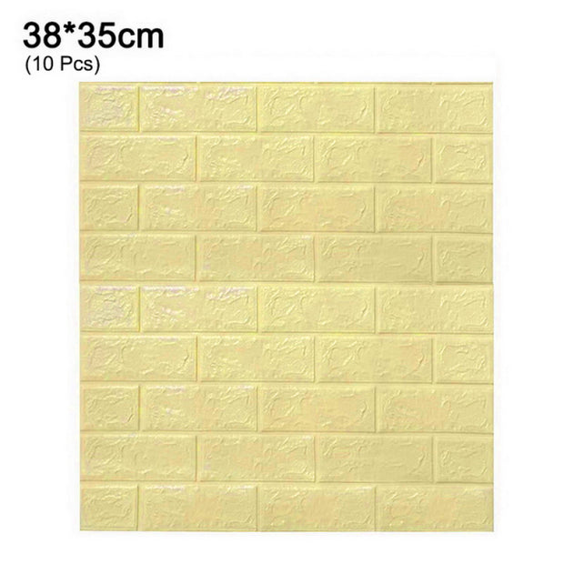 Imitation Brick Bedroom Decoration