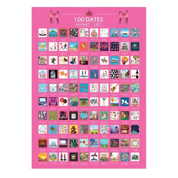 Poster Scratch Off Gifts