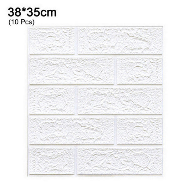 Imitation Brick Bedroom Decoration
