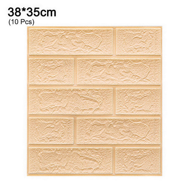 Imitation Brick Bedroom Decoration