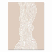 Line Canvas Black White Wall Art