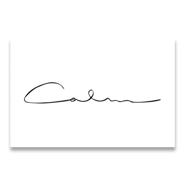 Line Canvas Black White Wall Art