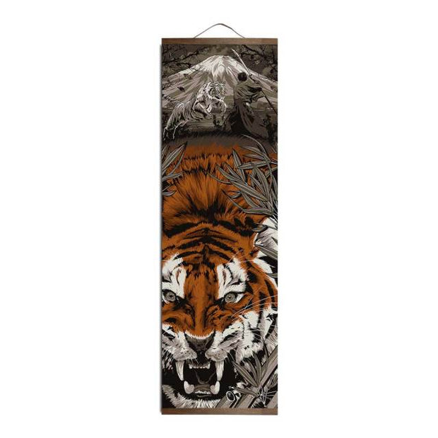 Samurai Ukiyoe Tiger Canvas