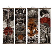 Samurai Ukiyoe Tiger Canvas