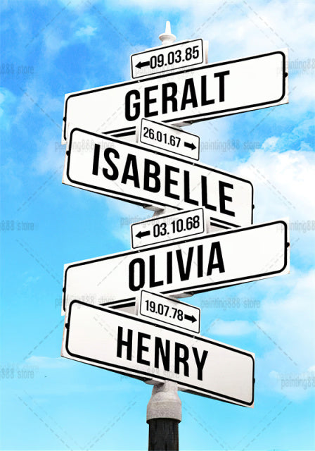 Street Sign Home Decor