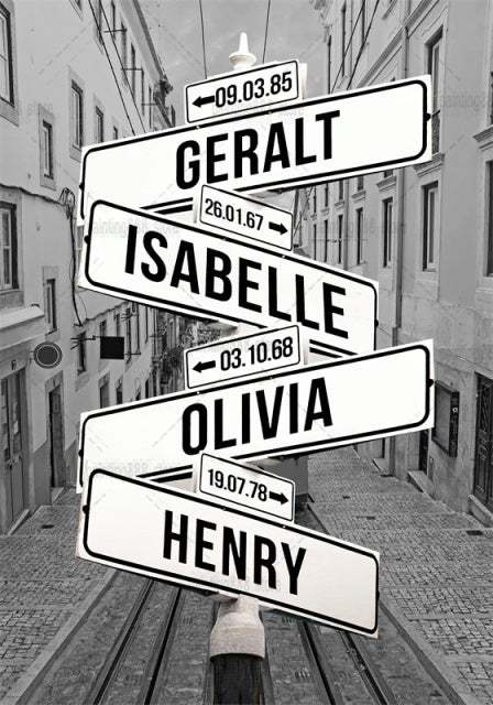 Street Sign Home Decor