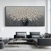 Abstract Flower Picture Canvas
