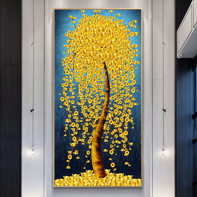 Abstract Flower Picture Canvas