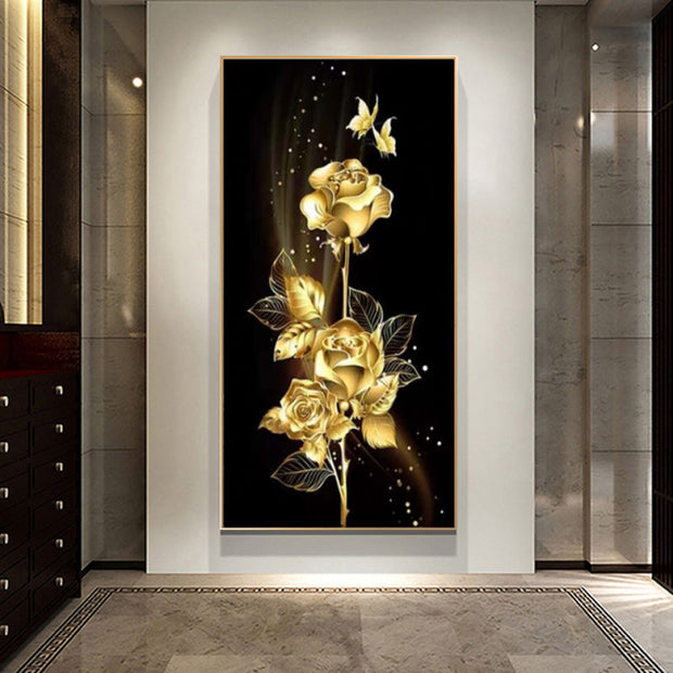 Abstract Flower Picture Canvas