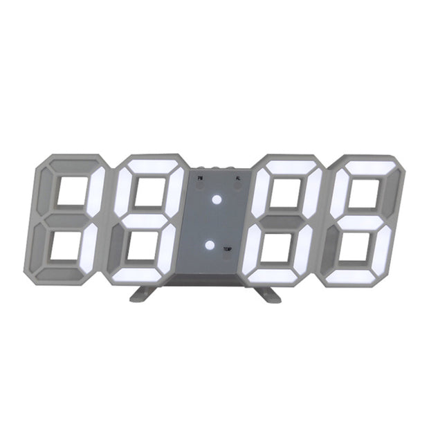 3D LED Digital Wall Clock