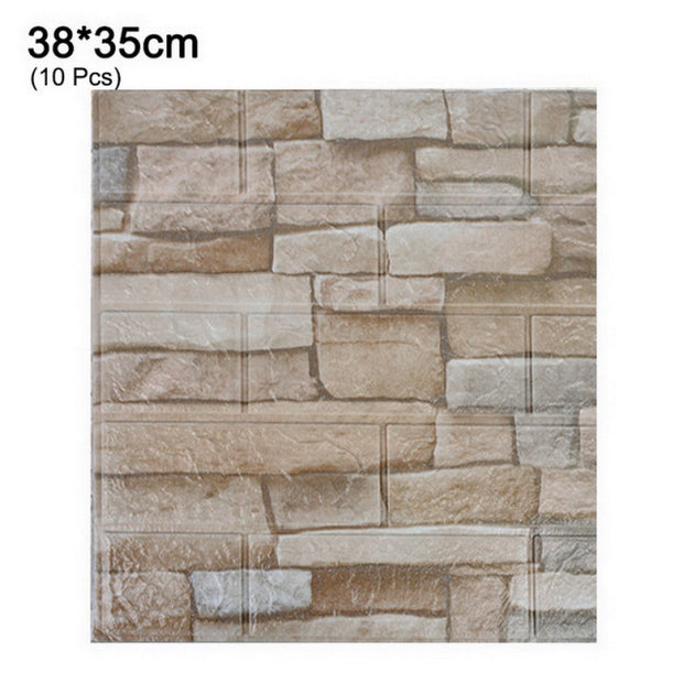 Imitation Brick Bedroom Decoration