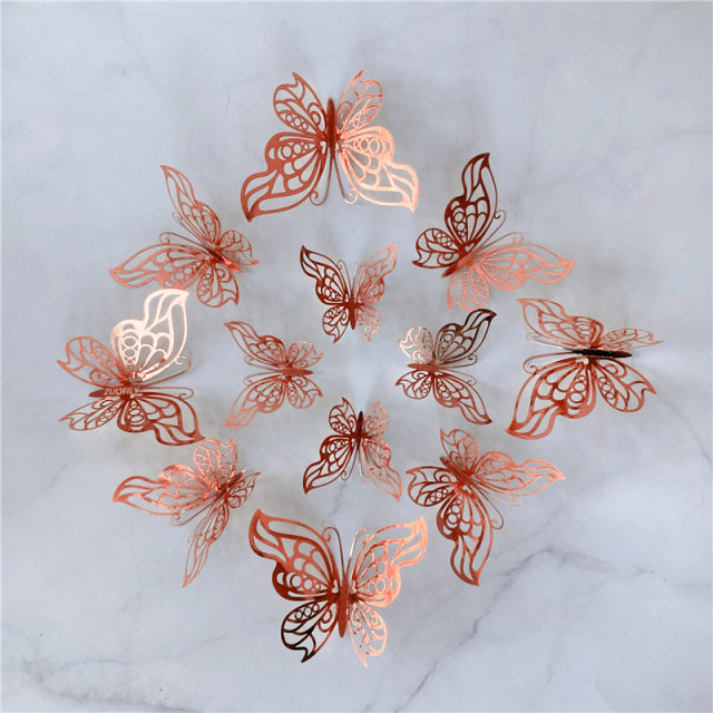 Hollow Butterfly Wall Sticker