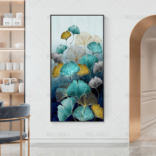 Abstract Flower Picture Canvas