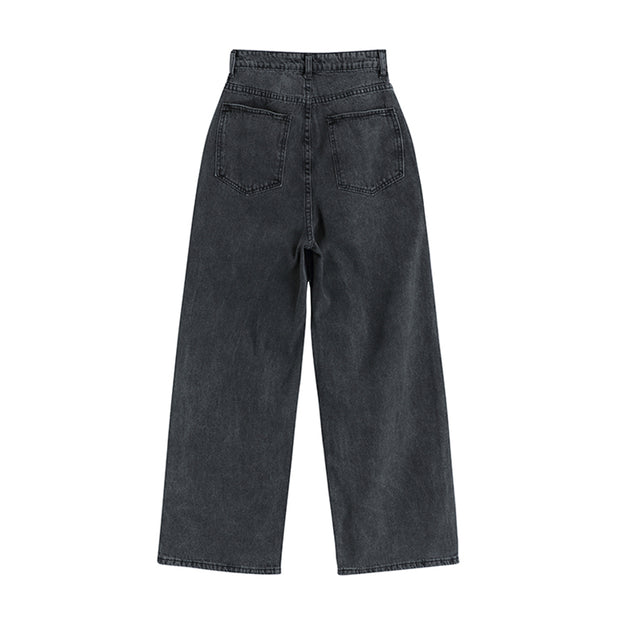 Hip-hop Printing Wash Jeans