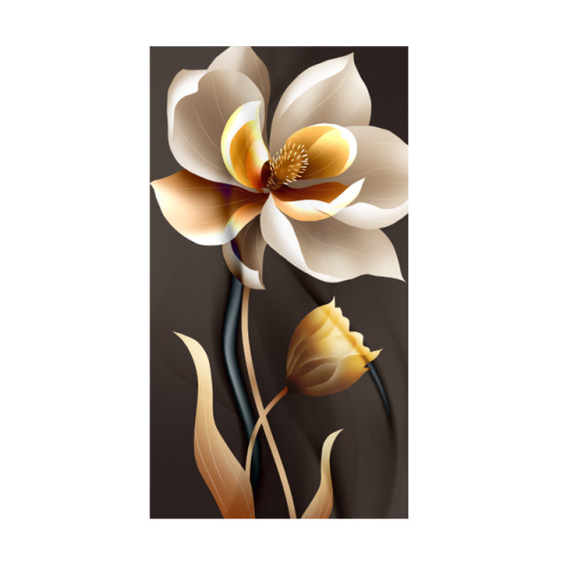 Abstract Flower Picture Canvas