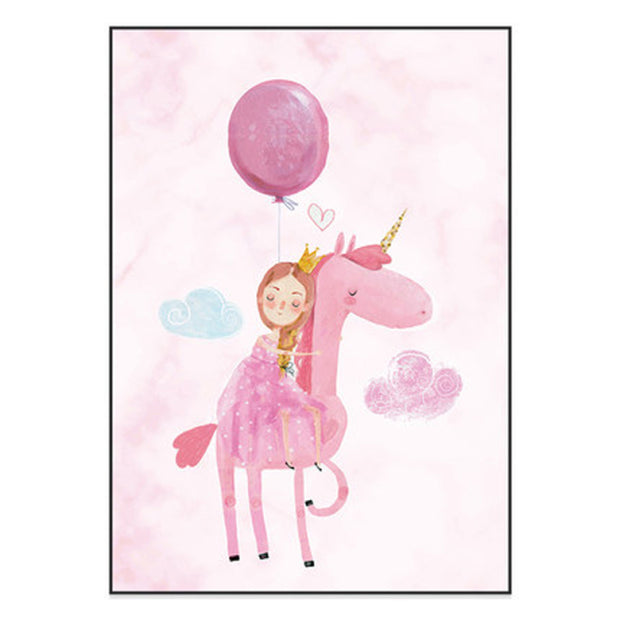 kindergarten wall painting girls